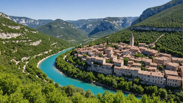 Les villages pittoresques autour des Gorges du Verdon